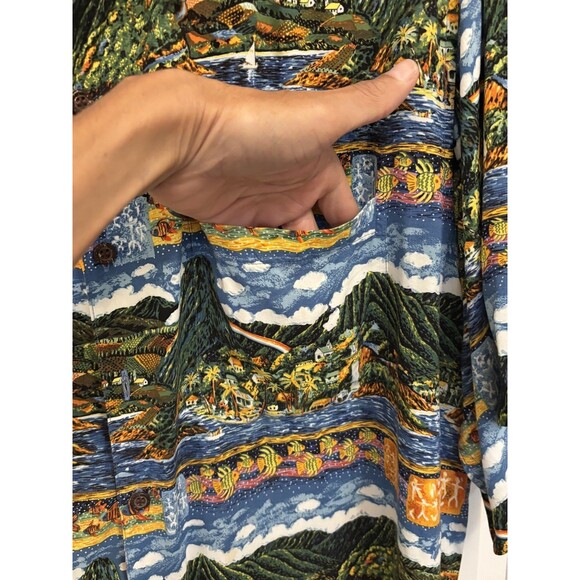 Vintage Reyn Spooner Hawaiian Shirt Mens XL Jimmy Buffet Margaritaville 80s - Picture 2 of 10